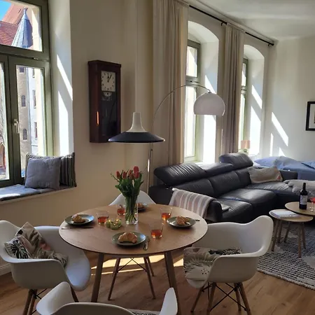 Cosel Altstadt Radfahrer Balkon