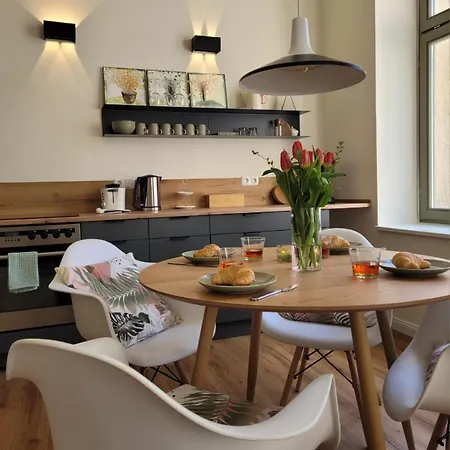 Appartement Cosel Altstadt Radfahrer Balkon *