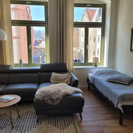 Cosel Altstadt Radfahrer Balkon * Meissen