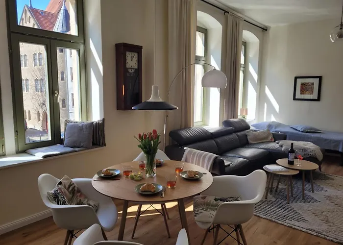 Cosel-Apartment-Meissen Altstadt Radfahrer Balkon Wlan